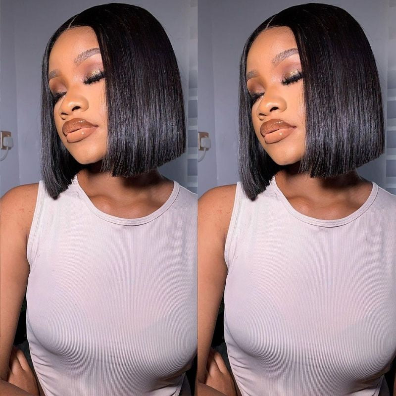 Bone straight wig