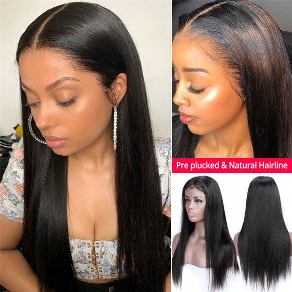 Straight wig