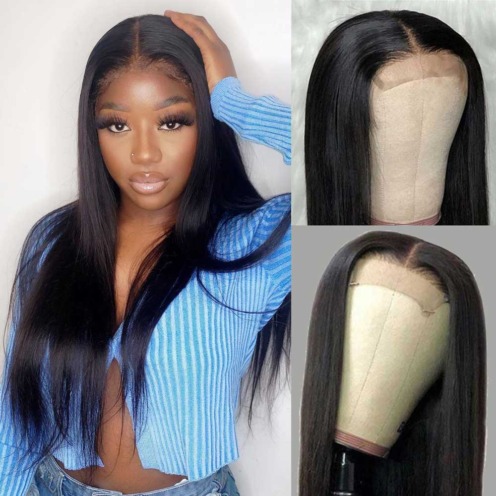 Bone straight wig