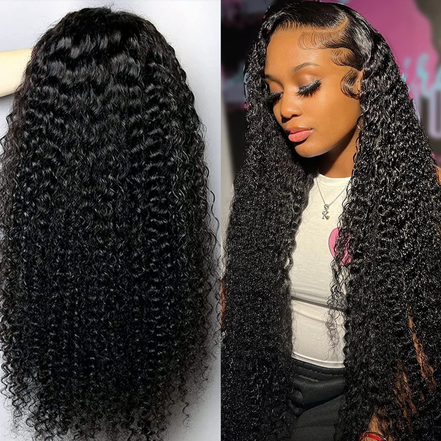 Pixie curly wig